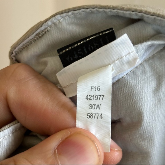 Oakley Tan Nylon Stretch Activewear Flat Front Chino Take Golf Pants Men 34x29 - Picture 6 of 8